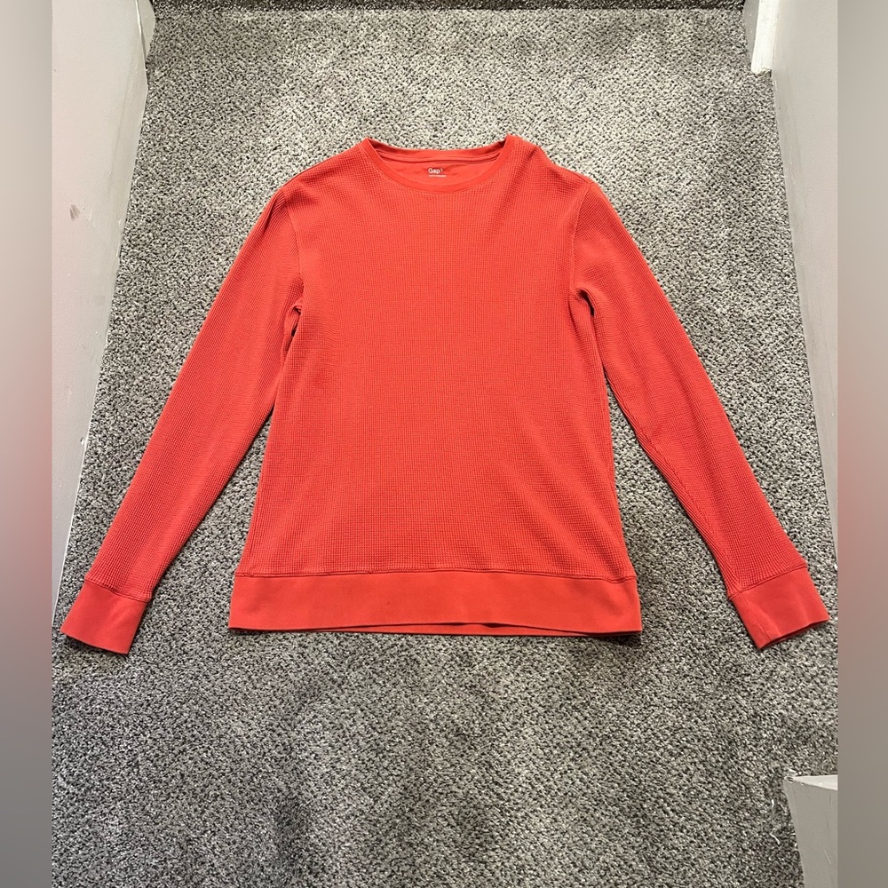 Gap Orange 100% Cotton Sweater Men’s size large
